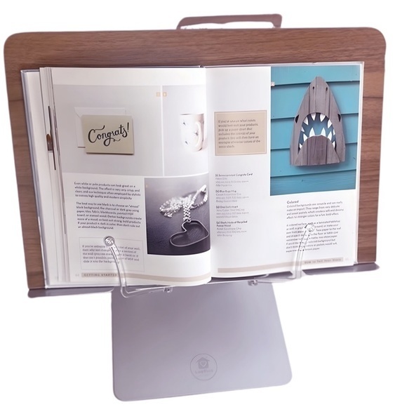 Multifunctional Book Stand Reading Book Holder Display Stand for 17" laptop +etc - Picture 1 of 16